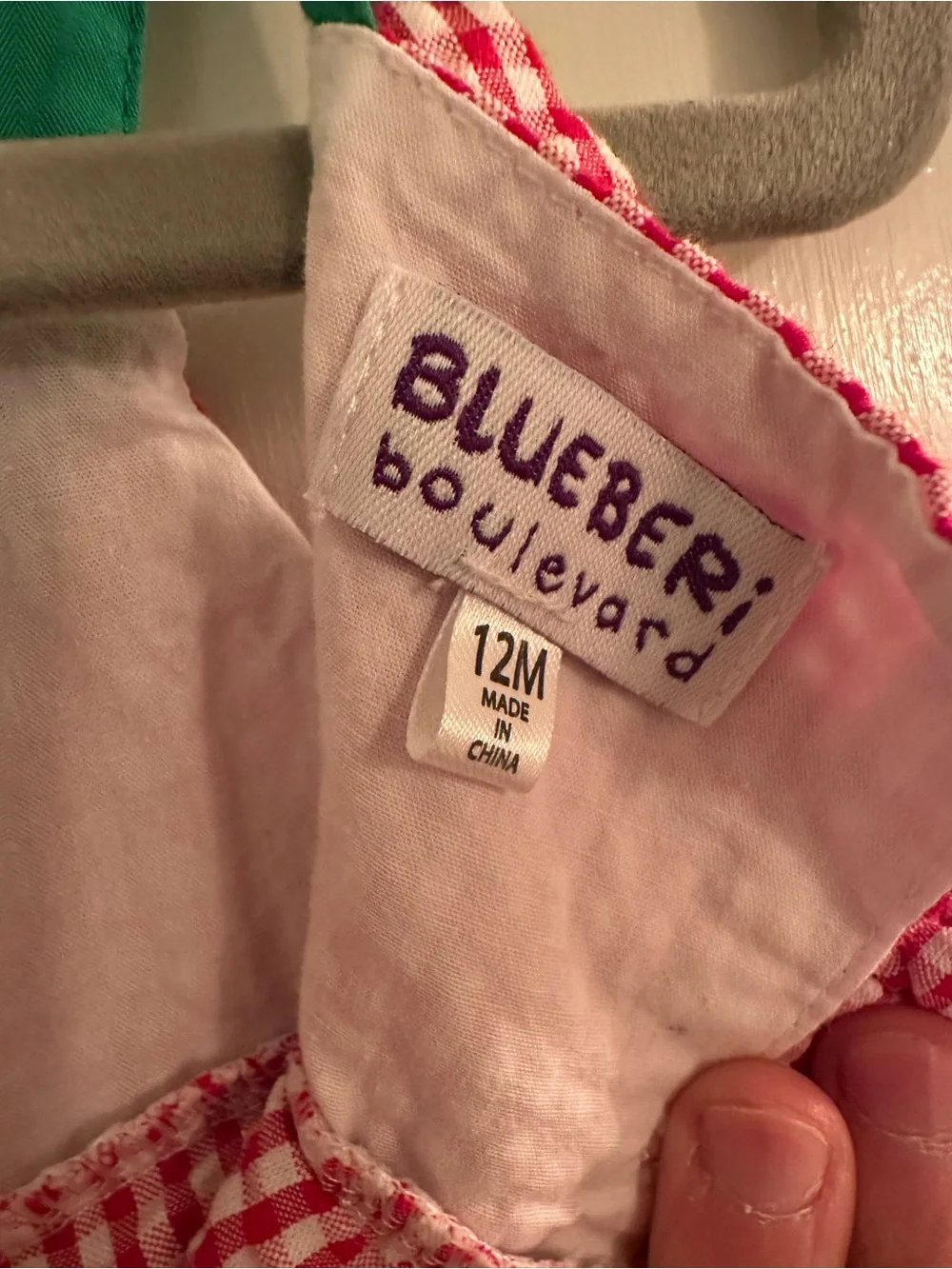 Blueberi Boulevard Red and White Gingham Dress